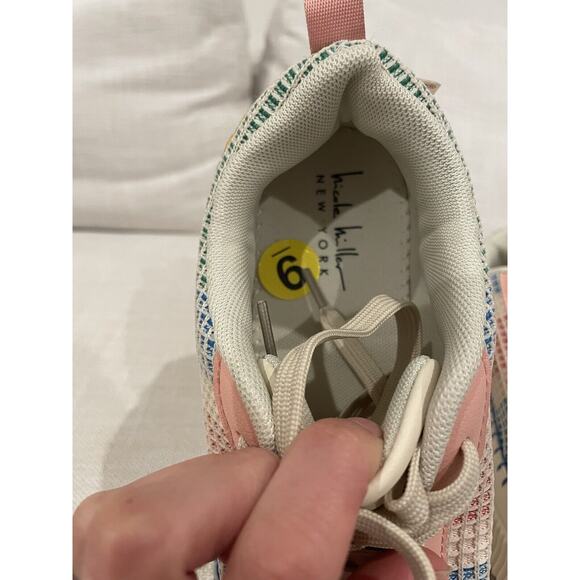 Nicole Miller Brita Multi Color Platform Sneakers Size 9 New Spring Color - Picture 5 of 7